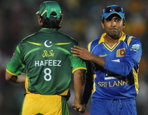 Sri Lankan cricket captain Mahela Jayawa