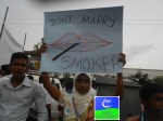 smoke protest